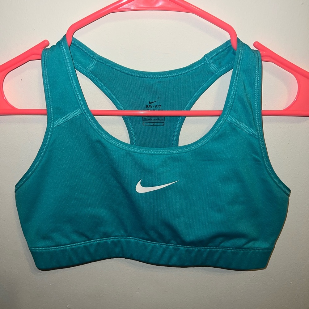 Teal Nike Sports Bra